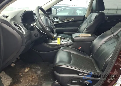 2013 Infiniti Jx35 Base z USA, uszkodzony, nr VIN 5N1AL0MN2DC326660